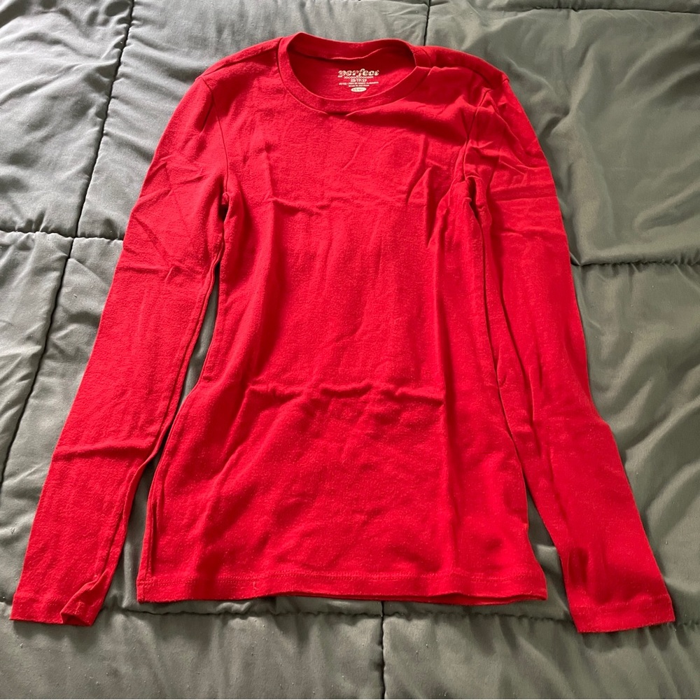 Red Long Sleeve Shirt